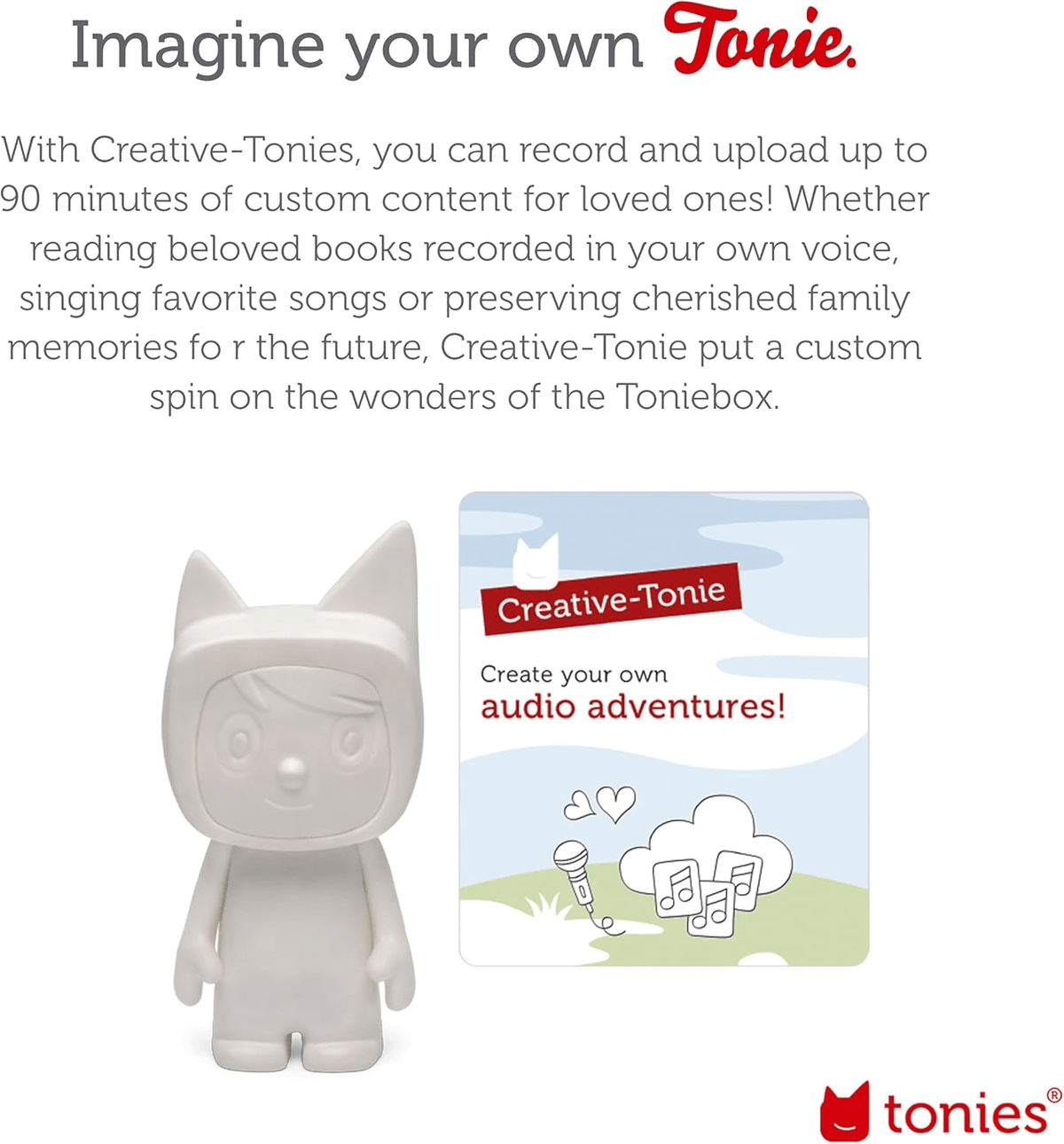 Create Your Own Creative-Tonie value message