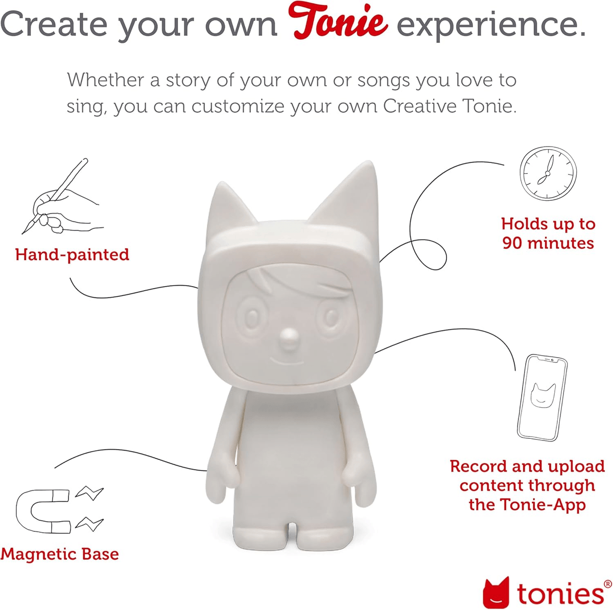 Features and Benefits of Create Your Own Creative-Tonie
