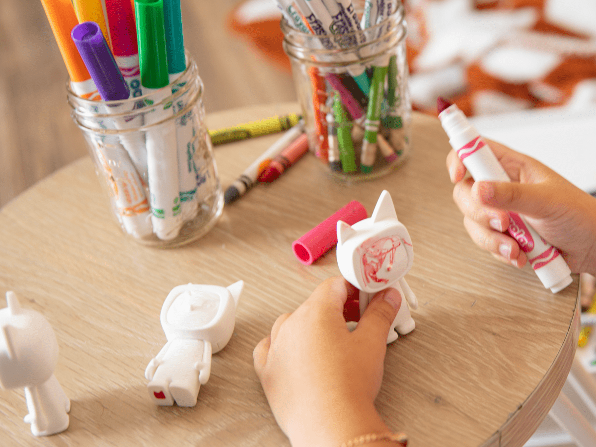 Child Playing With Create Your Own Creative-Tonie