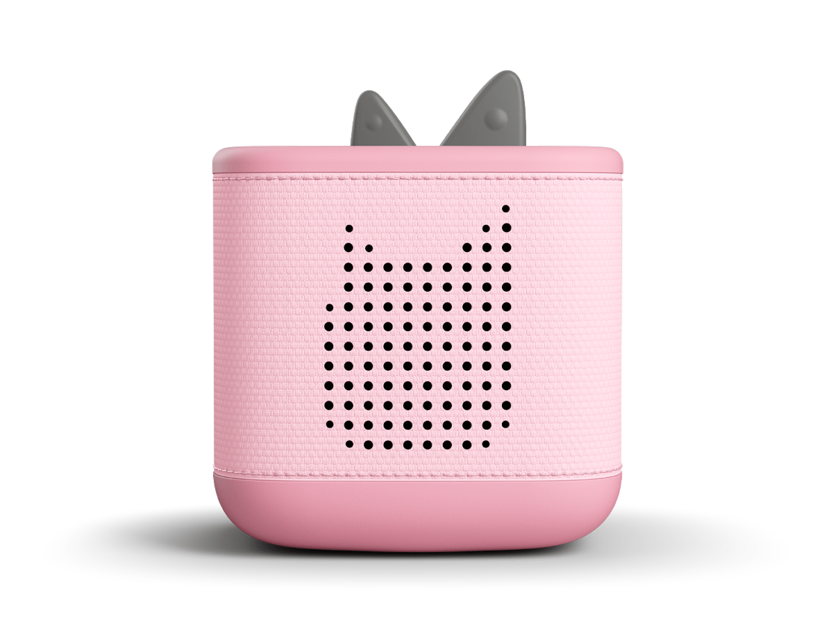front view of cloud pink toniebox 2