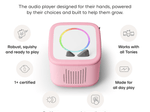 Toniebox 2 Starter Set with Creative Tonie - Cloud Pink