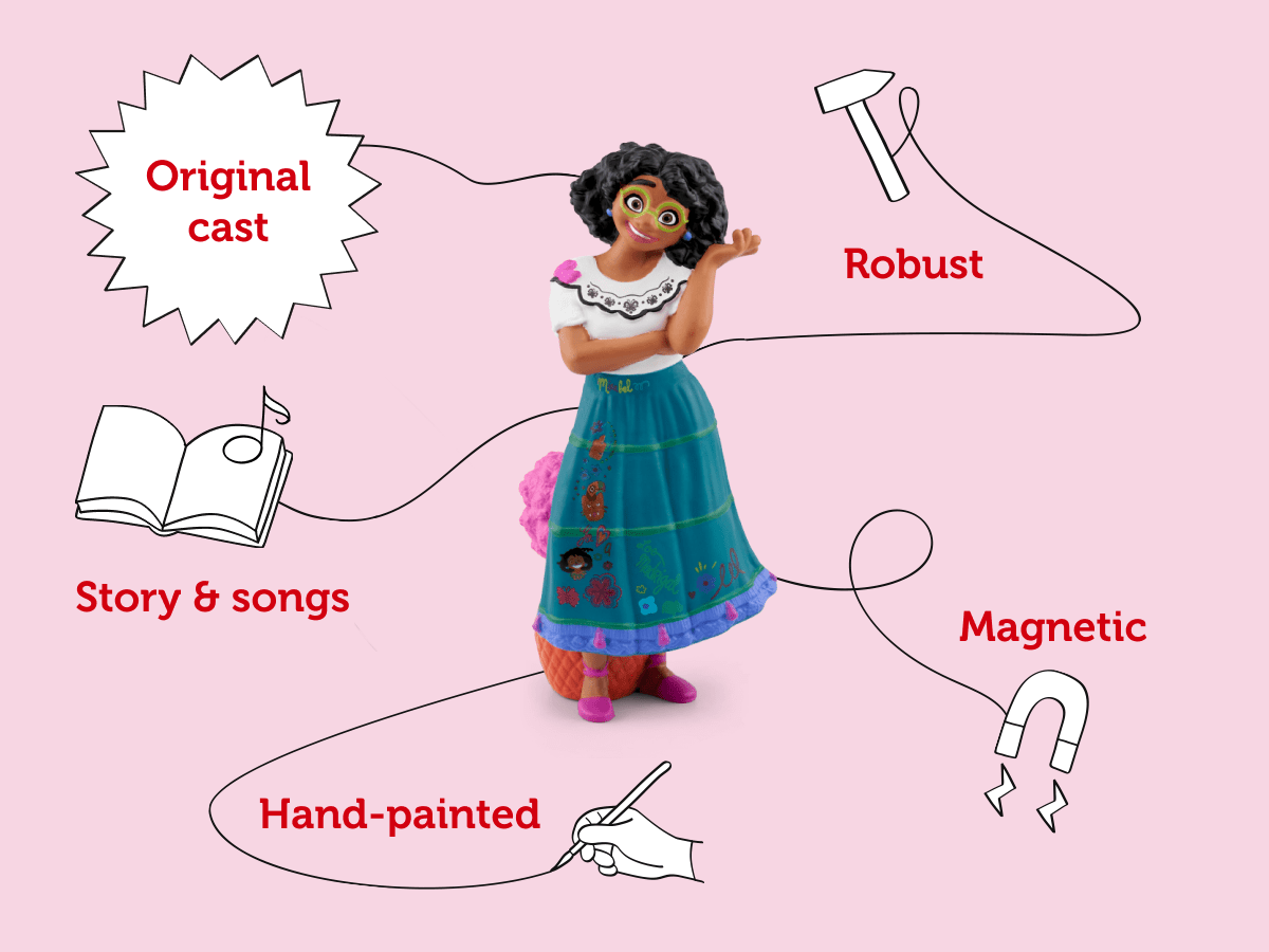 Disney Encanto Tonie with information doodles