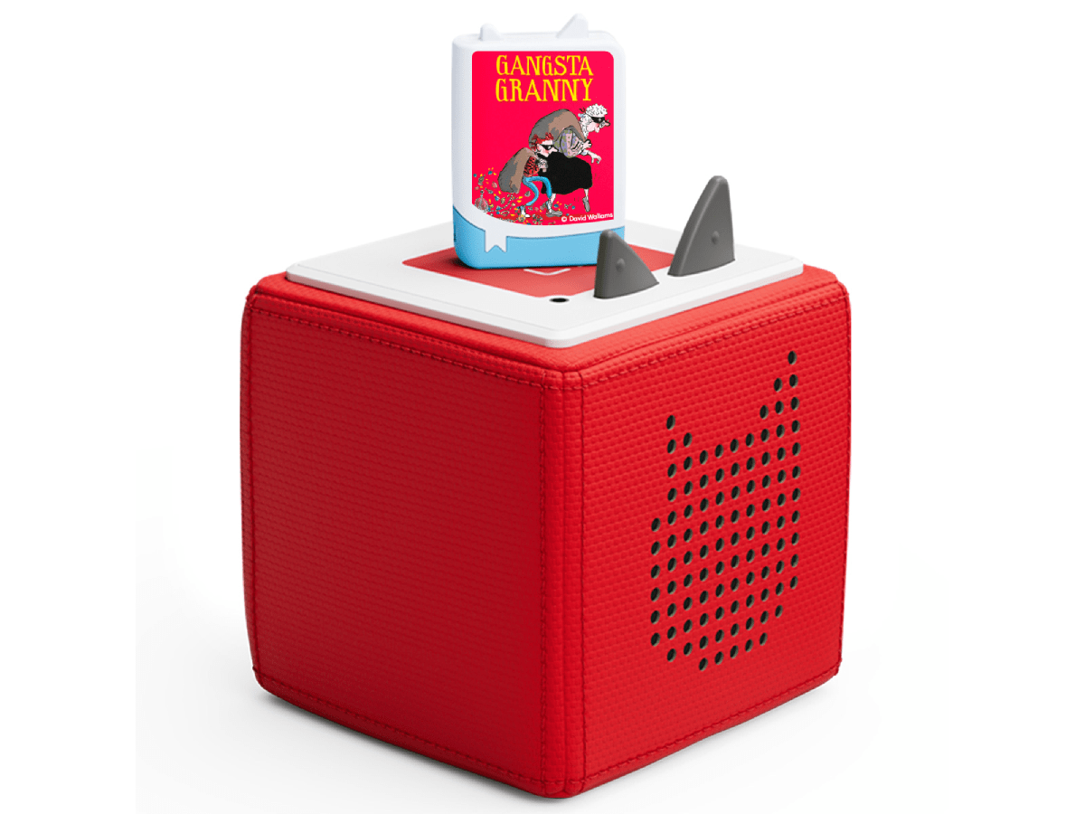 David Williams: Gangsta Granny Book Tonie for the Toniebox, which plays audiobooks for kids