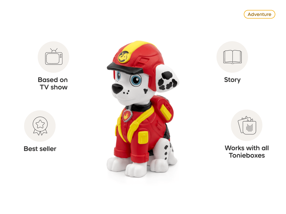 Marshall Tonie audio figurine, inspiring audio journeys and imaginative play