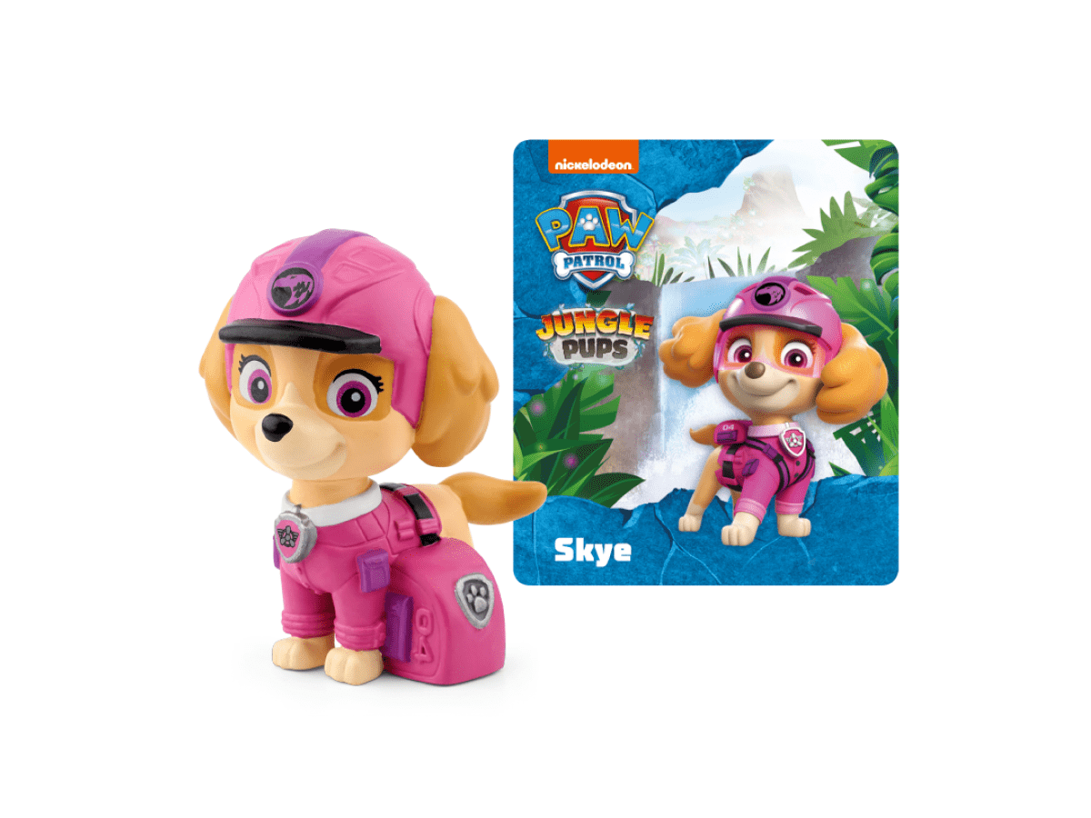 Jungle Pups Skye Tonie audio figurine with content illustration
