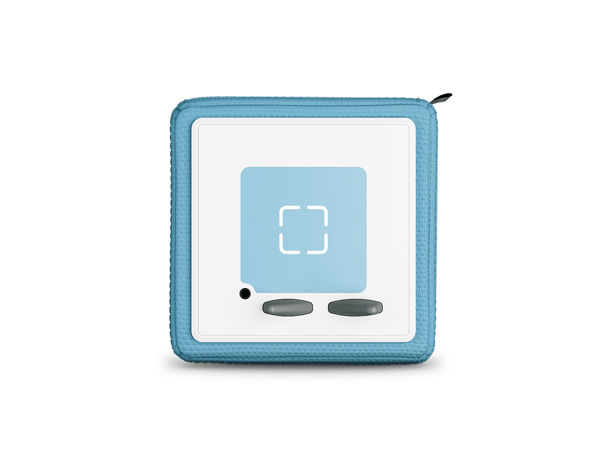 Toniebox Playtime Puppy Starter Set - Light Blue overhead view