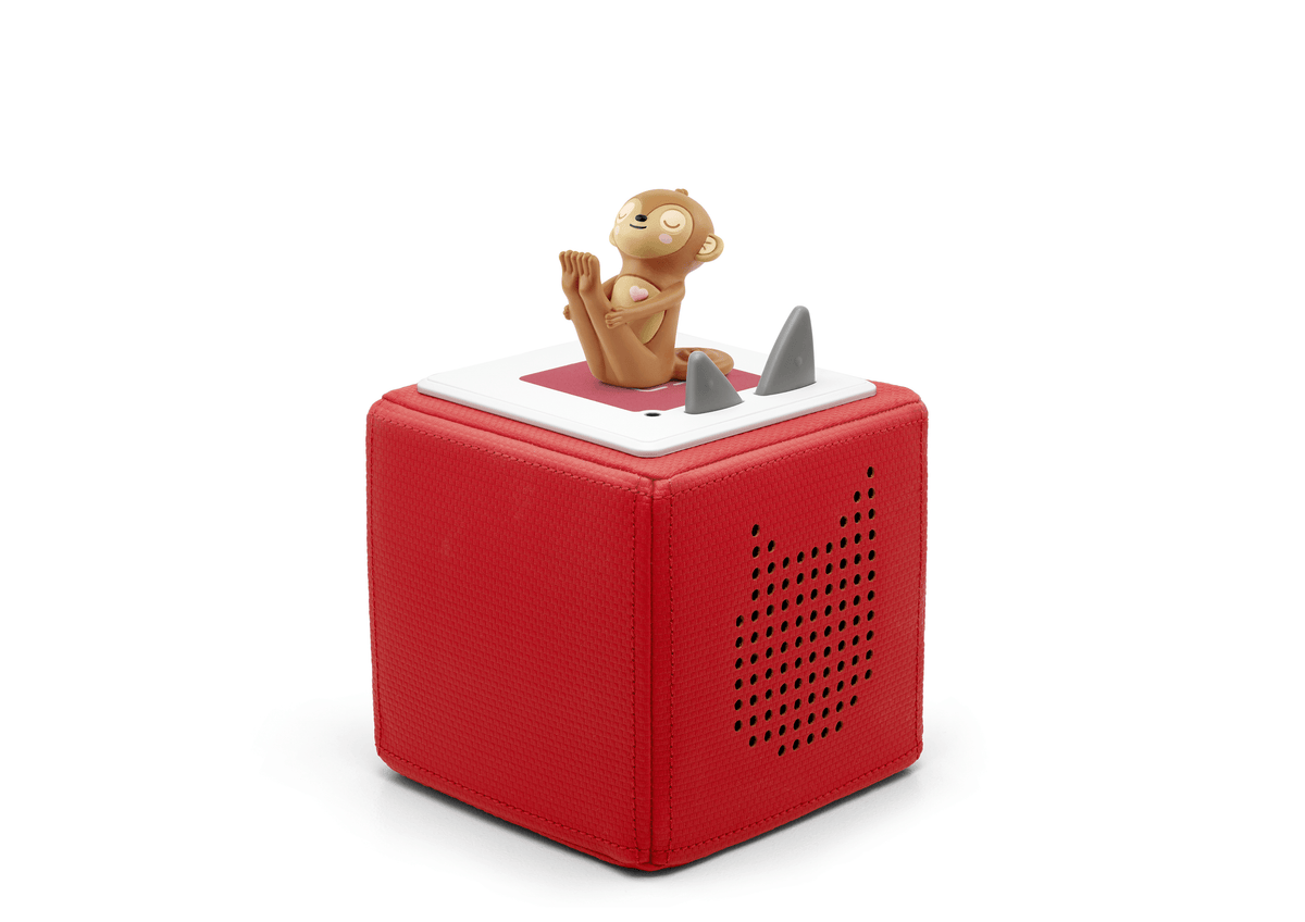 Mindfulness: Movement with Marty the Monkey Tonie on a red toniebox