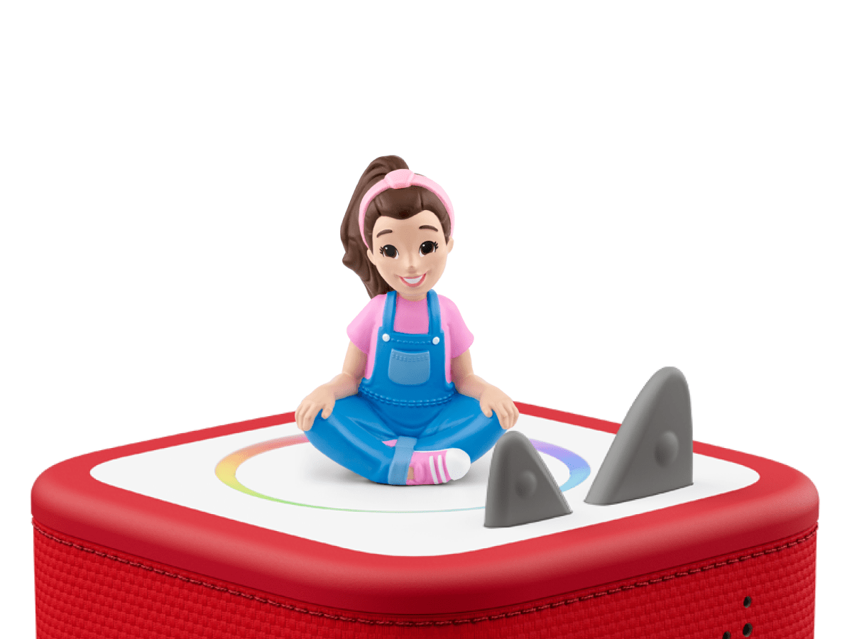 Ms. Rachel Tonie on a Red Toniebox