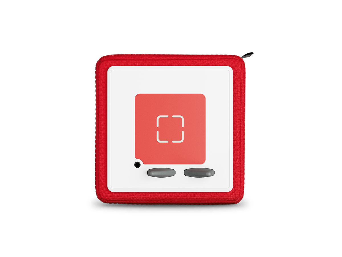 Toniebox Playtime Puppy Starter Set - Red overhead view