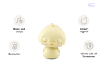 Sleepy Duck audio figurine, inspiring audio journeys and imaginative play