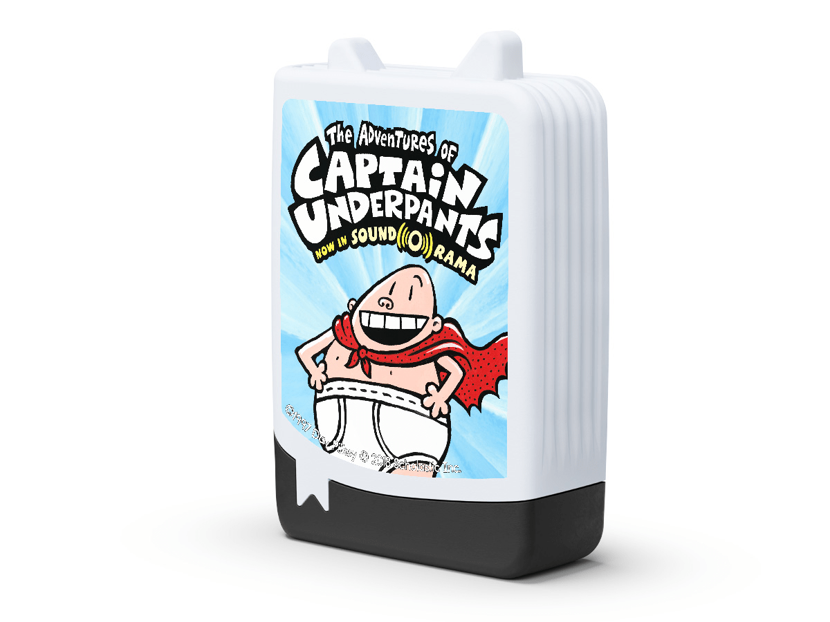 Dav Pilkey: The Adventures of Captain Underpants Book Tonie for the Toniebox, which plays audiobooks for kids