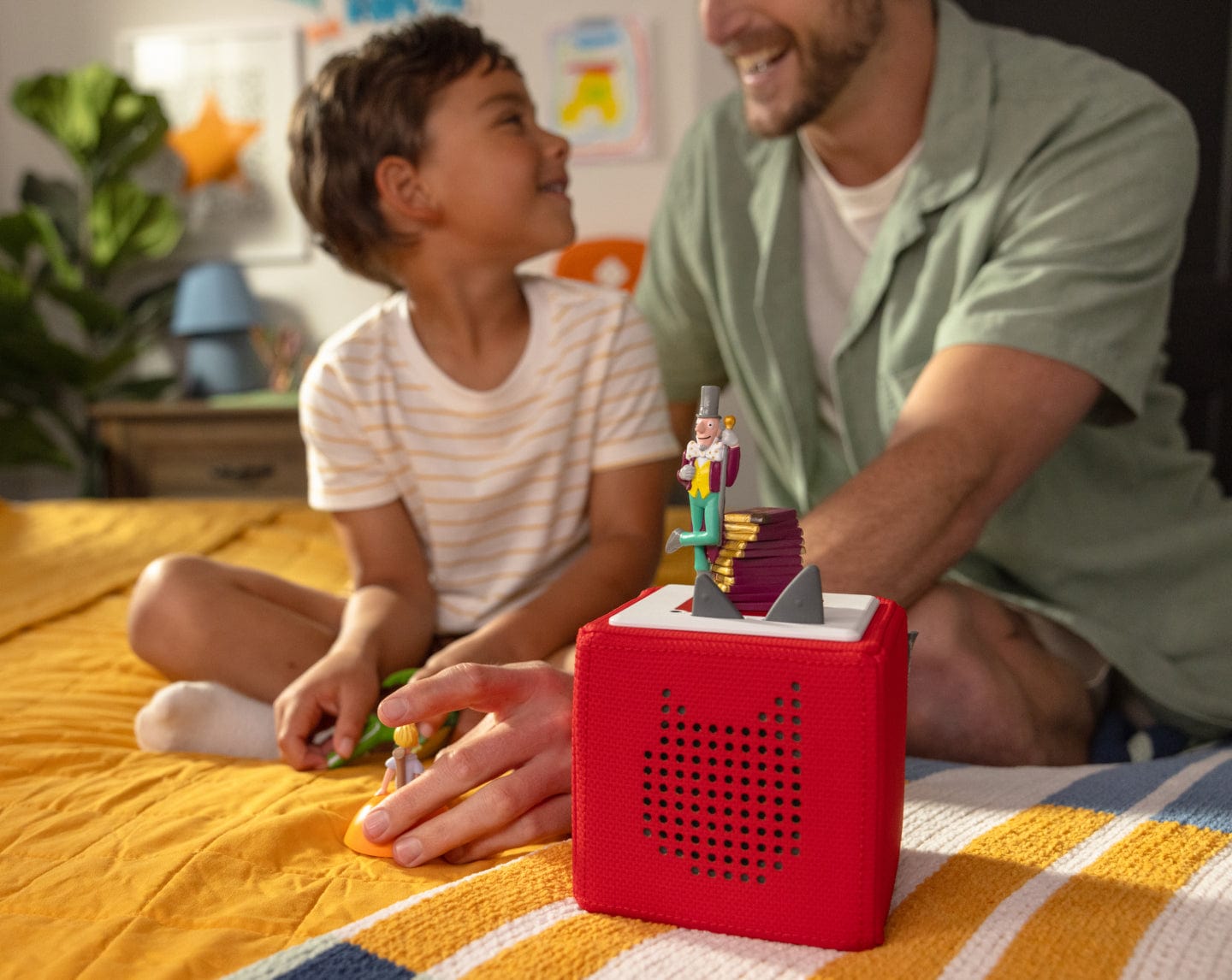 The smart audio system for children from 3 years.