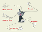 Favourite Children's Songs: Bedtime & Lullabies 2 Tonie with information doodles