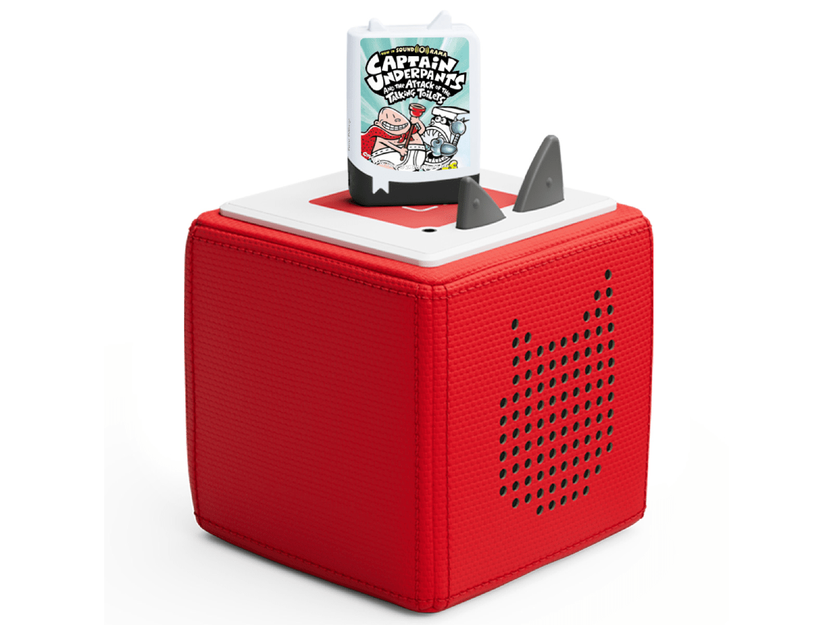 Dav Pilkey: Captain Underpants and the Attack of the Talking Toilets Book Tonie on a Toniebox ready to play audio stories and songs curated for older listeners
