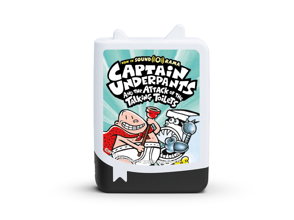 Captain Underpants and the Attack of the Talking Toilets for the Toniebox, which plays audio content