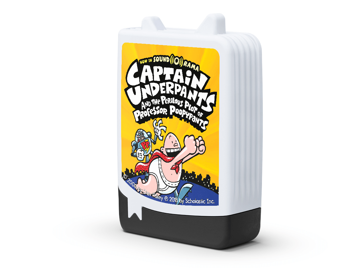 Dav Pilkey: Captain Underpants and the Perilous Plot of Professor Poopypants Book Tonie for the Toniebox, which plays audiobooks for kids
