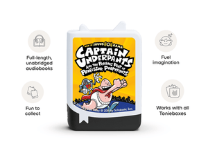 Dav Pilkey: Captain Underpants and the Perilous Plot of Professor Poopypants Book Tonie audio figurine inspiring audio journeys and imaginative play