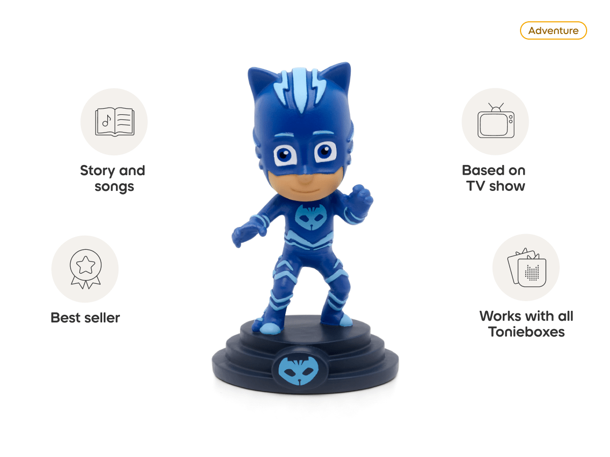 PJ Masks Catboy Tonie audio figurine, inspiring audio journeys and imaginative play