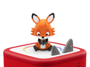 Counting Songs on a red Toniebox 2 ready to play audio stories and songs