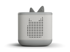 front view of moon gray toniebox 2
