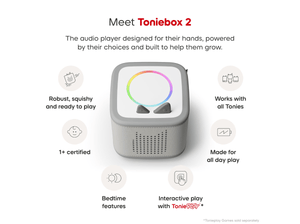 Toniebox 2 Starter Set with Creative Tonie - Moon Grey