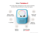 Toniebox 2 Starter Set with Creative Tonie - Sky Blue
