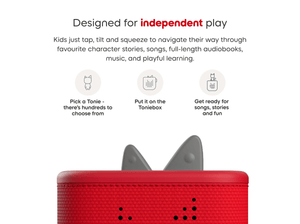 Toniebox 2 Starter Set with Creative Tonie - Sunset Red