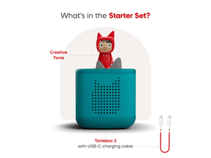 Toniebox 2 Starter Set with Creative Tonie - Tropical Teal