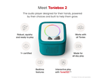 Toniebox 2 Starter Set with Creative Tonie - Tropical Teal