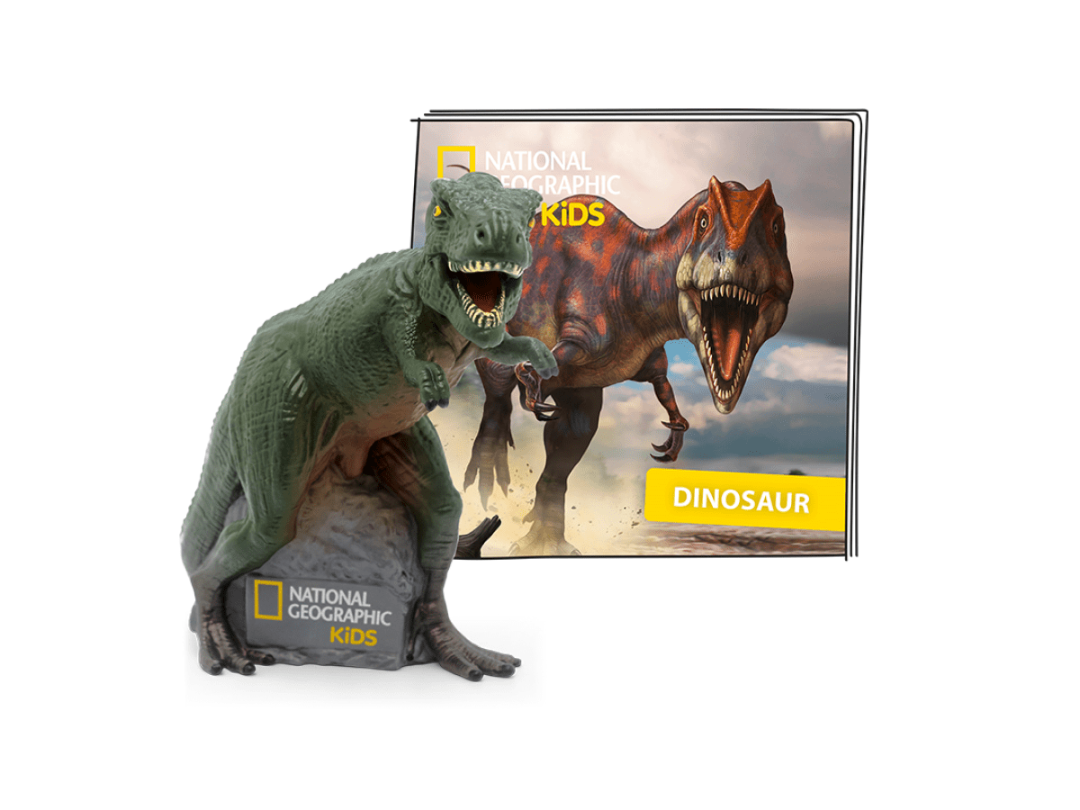 National Geographic Kids: Dinosaur Tonie with a branded content card