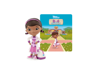 Disney Doc McStuffins Tonie with a branded content card