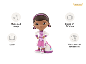 Disney Doc McStuffins Tonie audio figurine, inspiring audio journeys and imaginative play