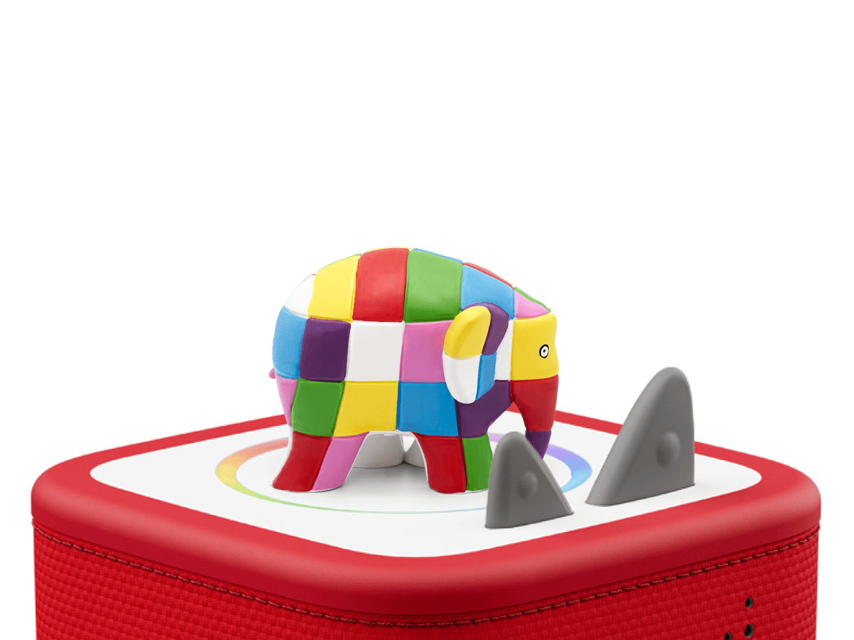 Elmer & Friends Story Collection Tonie on a Red Toniebox