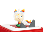 Emma Memma Unicorn Creative-Tonie on a red Toniebox