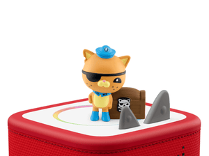 Octonauts: Kwazii Tonie on a Red Toniebox