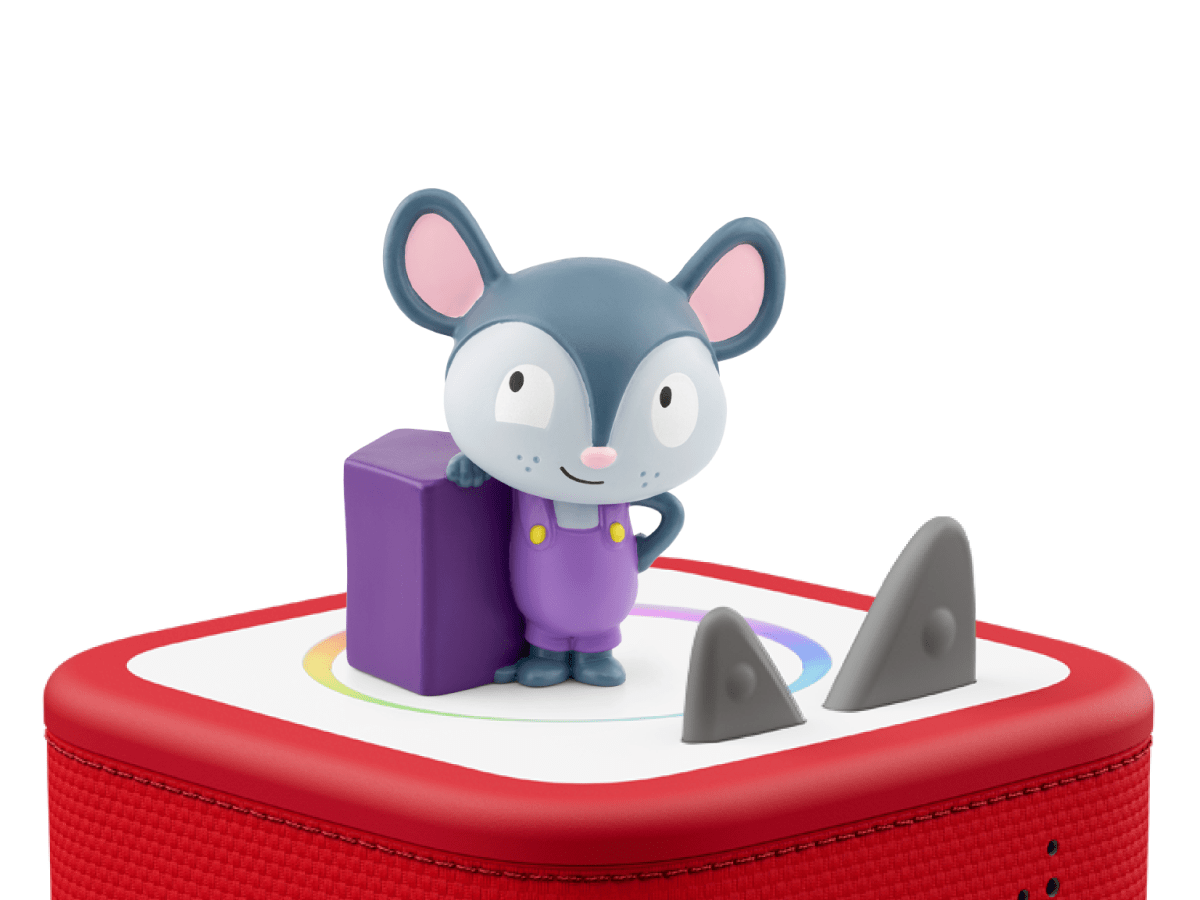 Lalinos - Scout on a red Toniebox 2 ready to play audio stories and songs