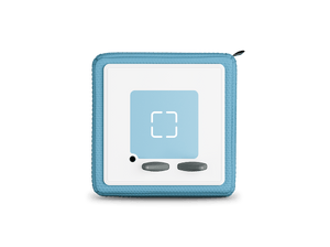 Toniebox Playtime Puppy Starter Set - Light Blue overhead view