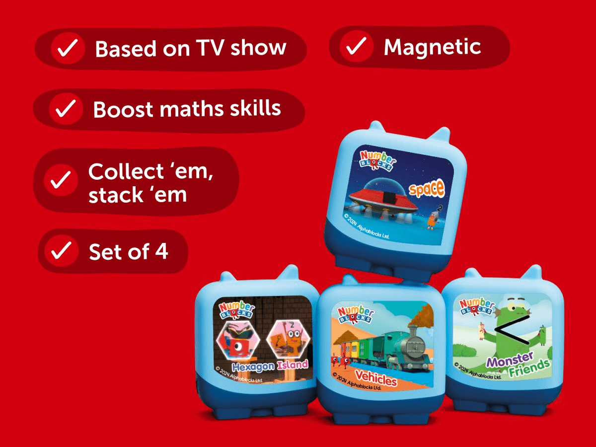 Clever Tonies Set: Numberblocks with information doodles