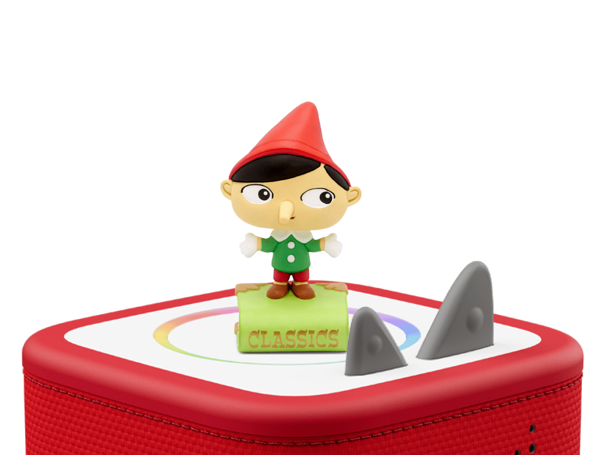 Favorite Classics: Pinocchio & Other Classic Stories Tonie on a Red Toniebox