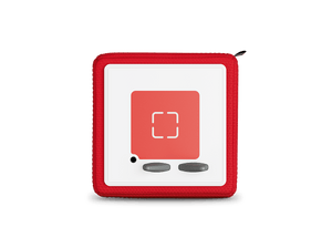 Toniebox Playtime Puppy Starter Set - Red overhead view