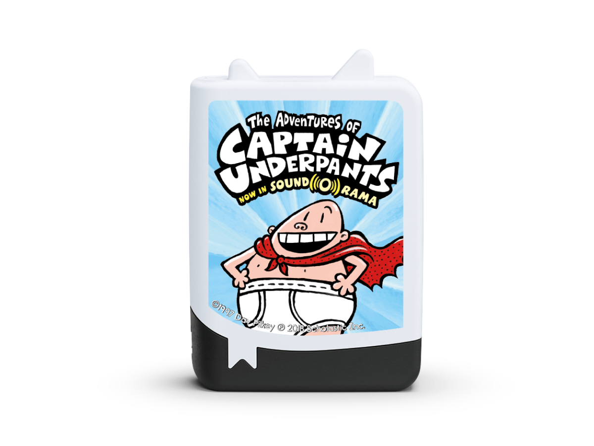 The Adventures of Captain Underpants for the Toniebox, which plays audio content