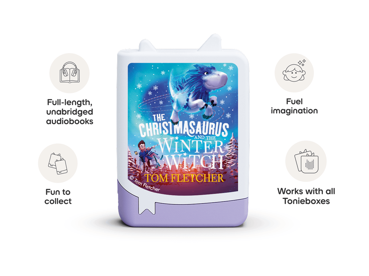 Tom Fletcher: The Christmasaurus and the Winter Witch Book Tonie audio figurine inspiring audio journeys and imaginative play