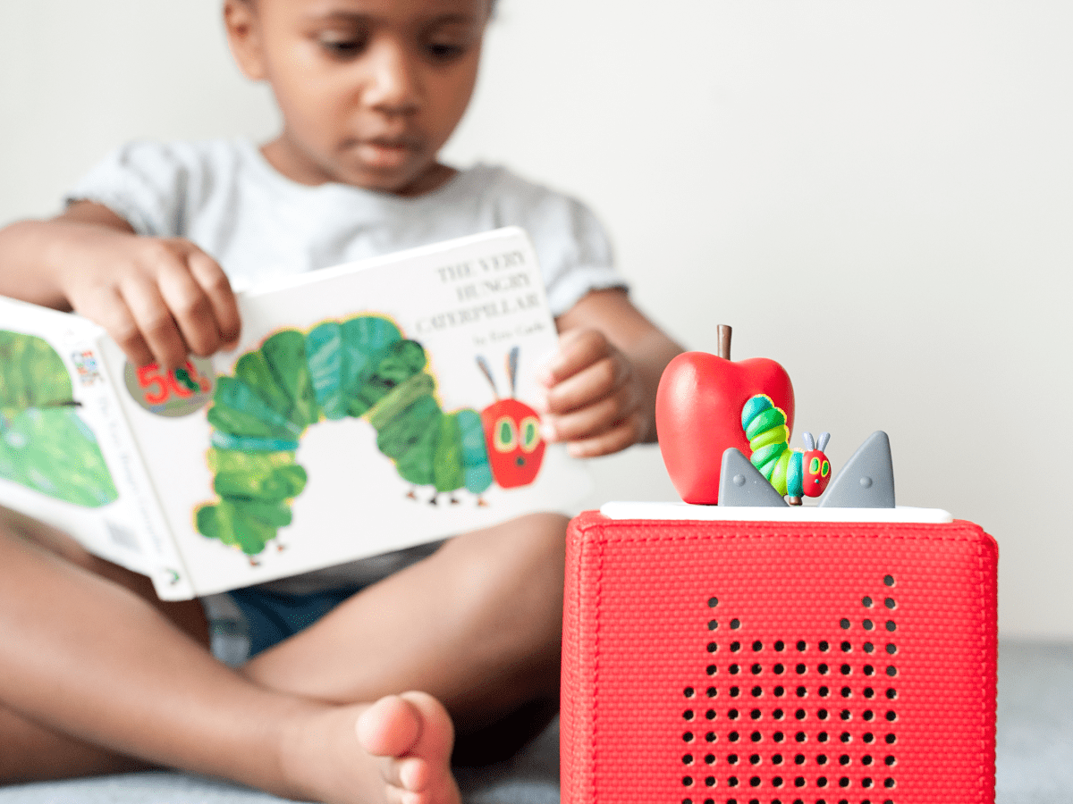 Child Playing With The Very Hungry Caterpillar & Friends Tonie