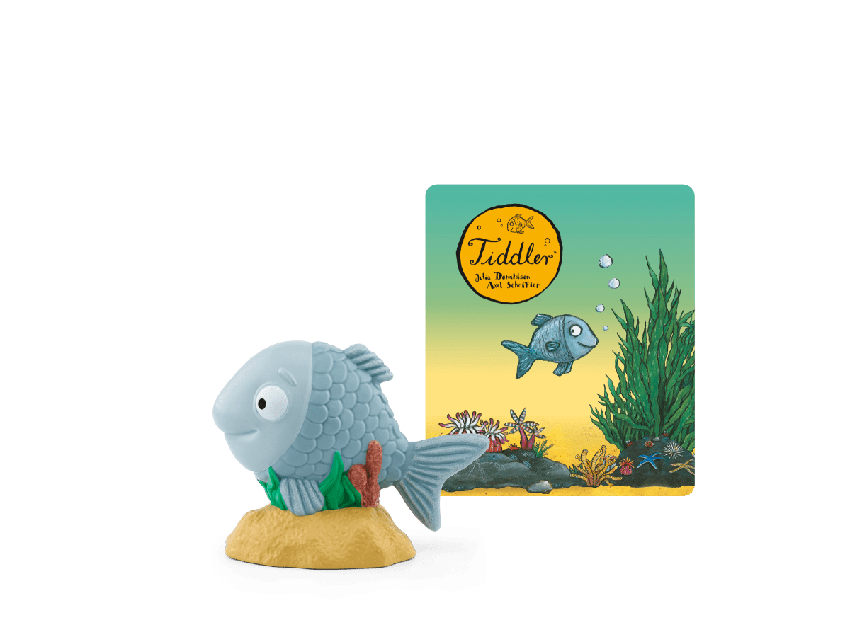 Julia Donaldson Tiddler Tonie audio figurine with content illustration