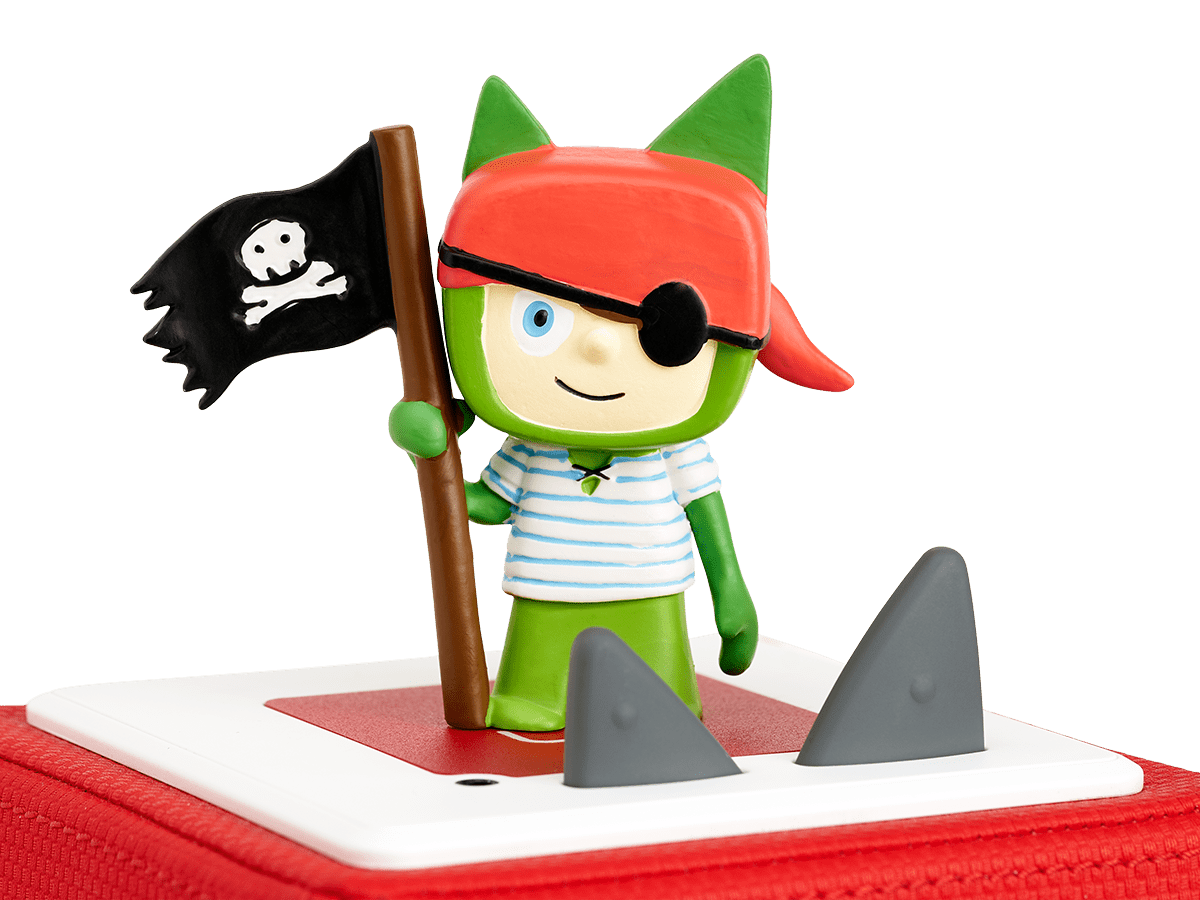 The Wiggles Pirate Creative-Tonie on a red Toniebox