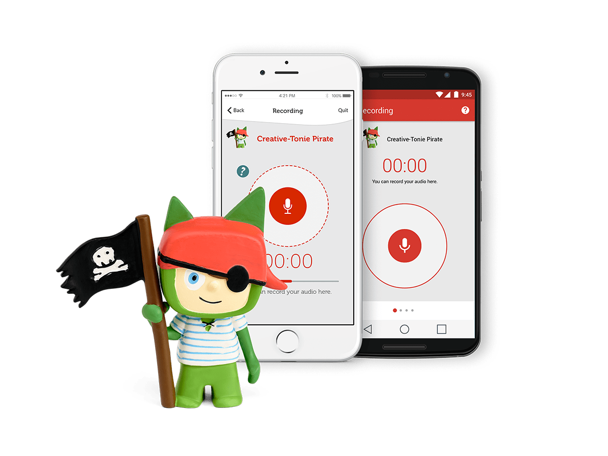 The Wiggles Pirate Creative-Tonie with iPhone and tonies app