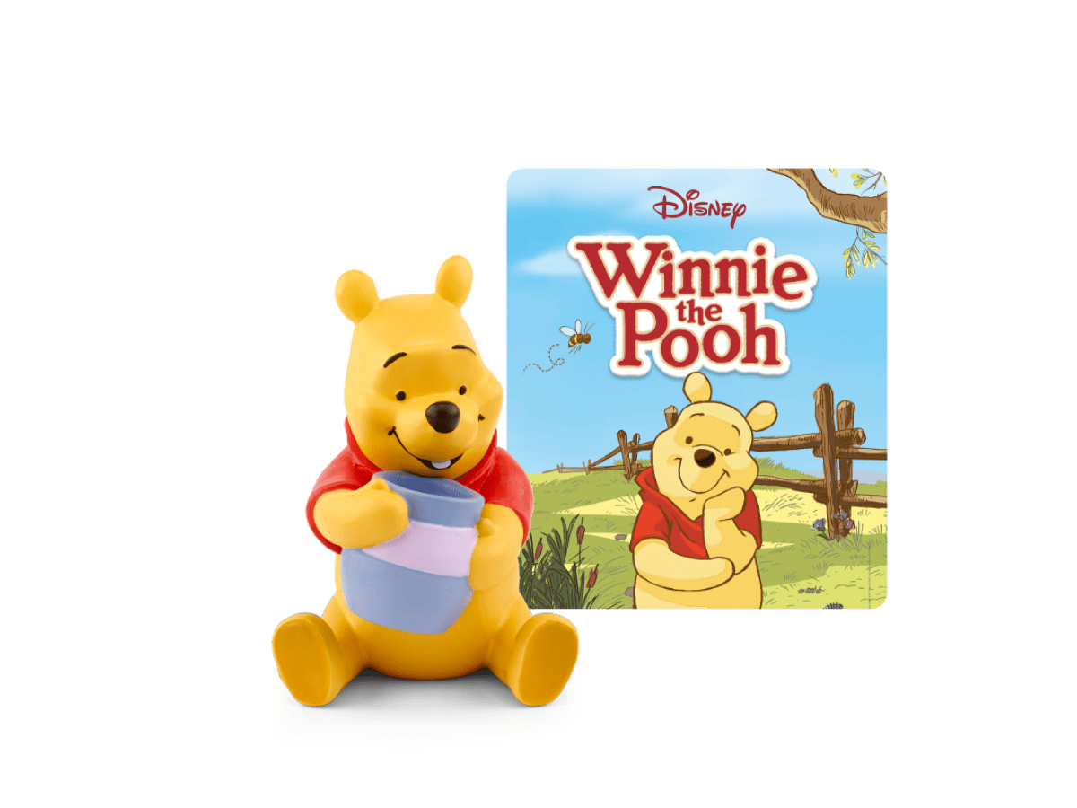 Disney Winnie the Pooh Tonie with a branded content card